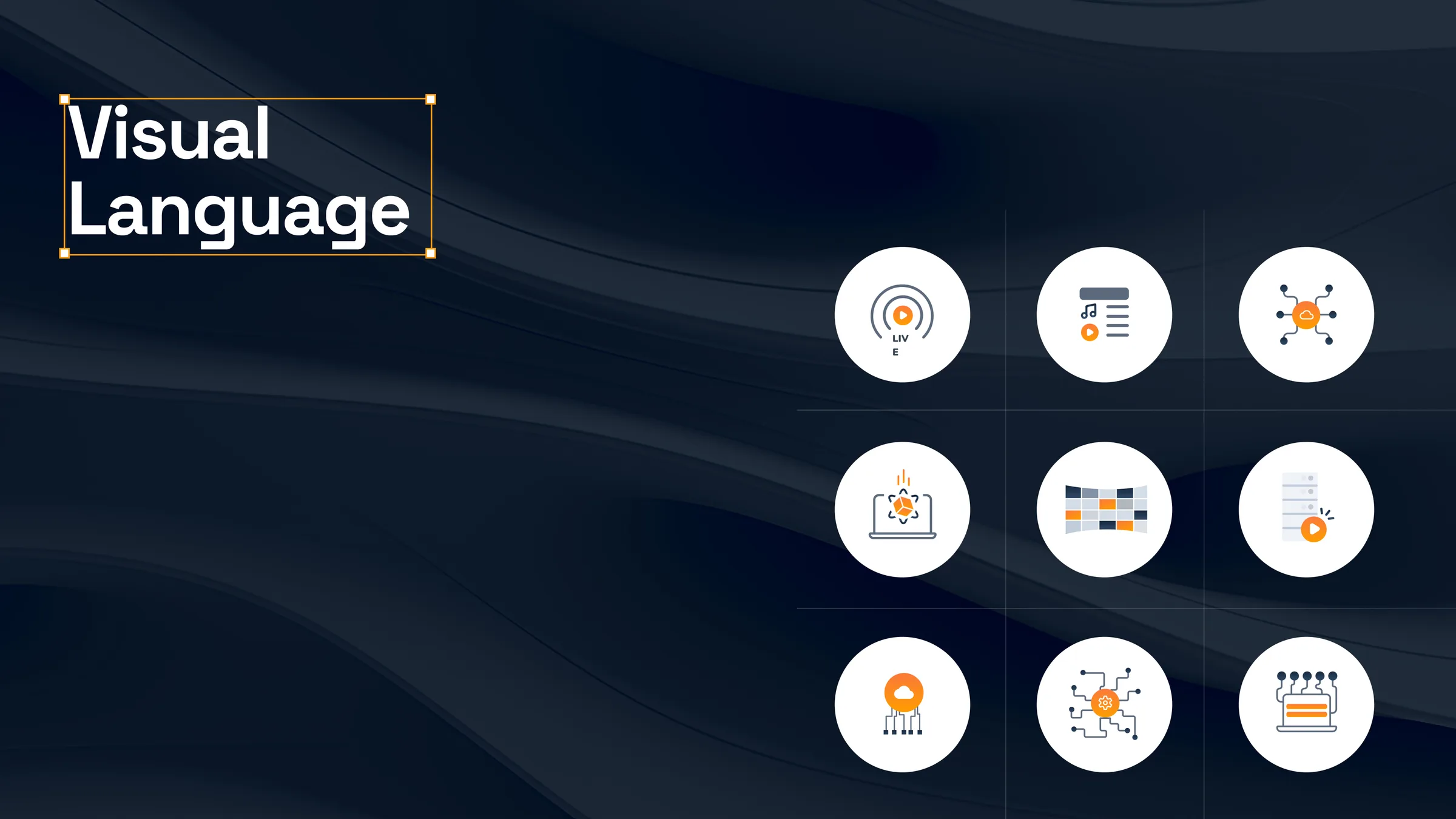 Visual language: the icon set