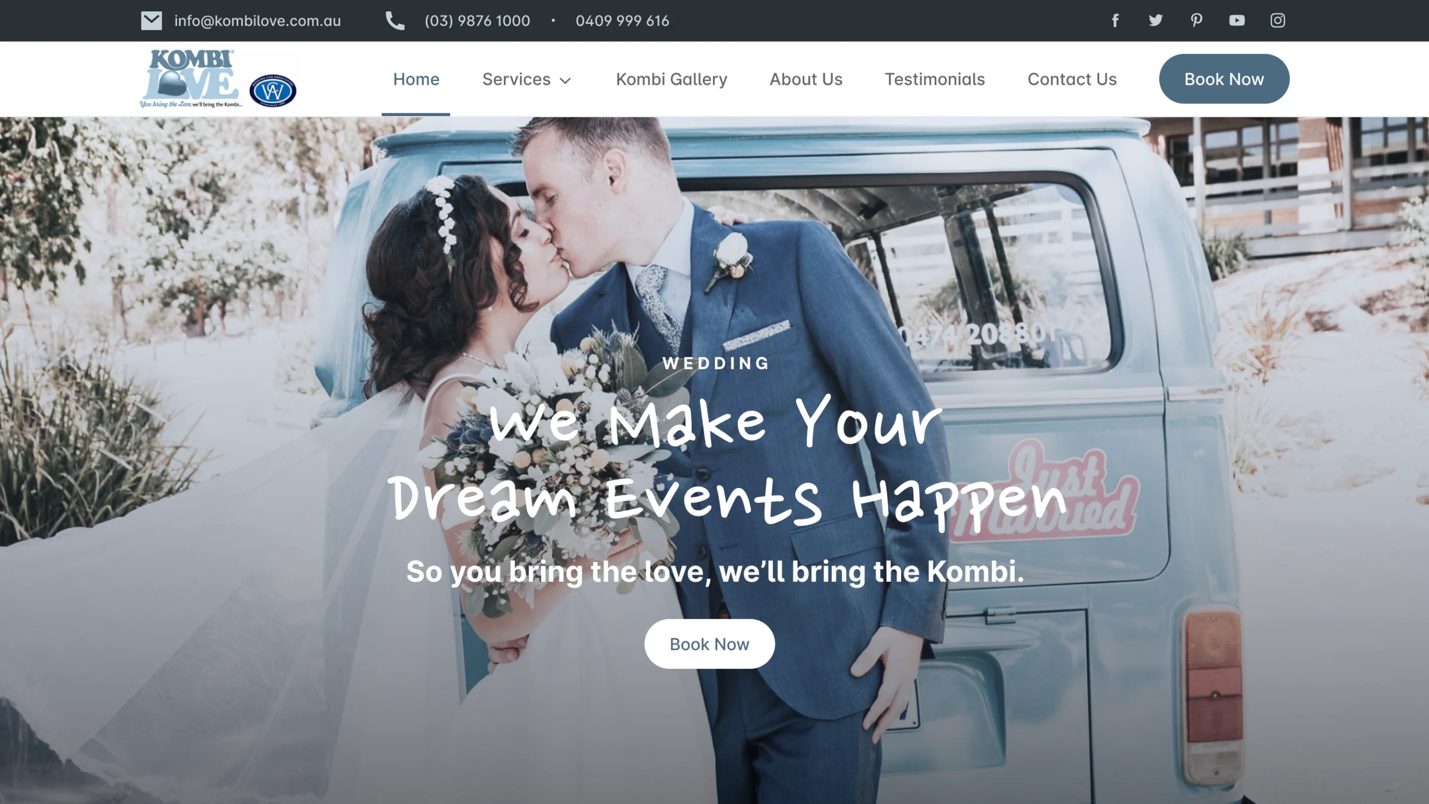 The new Kombi website