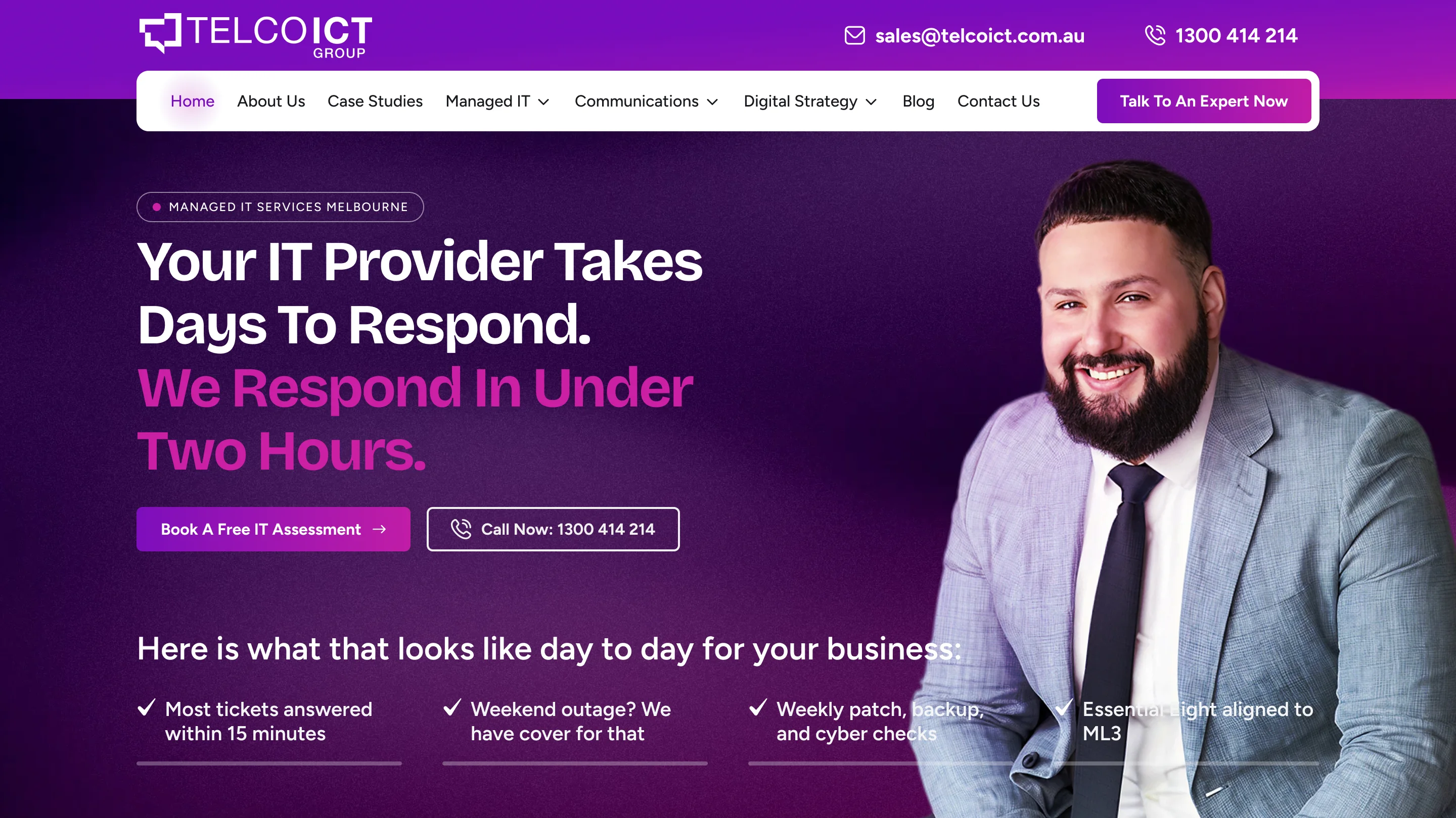 The new Telco ICT website
